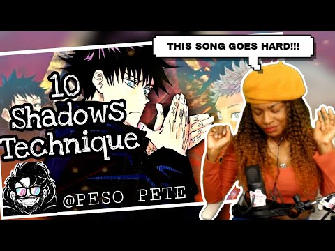 10 SHADOWS TECHNIQUE RAP [Jujutsu Kaisen] Reaction @pesopete​
