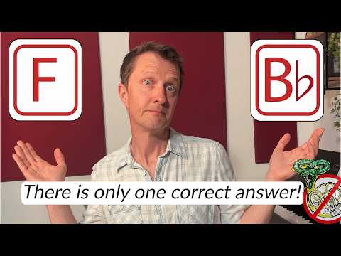 Solltest du auf dem F- oder dem B-Horn lernen?