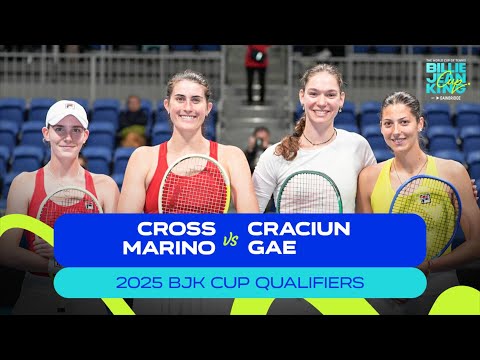 Marino/Cross (CAN) v Craciun/Gae (ROU) |  2025 BJK Cup Qualifiers | Match Highlights