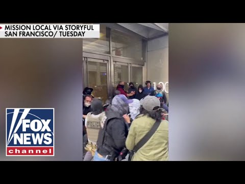 WATCH: Protesters clash with ICE agents in CA