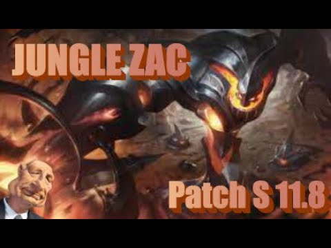 NEW BUFF ZAC S 11.8 CLEAR JUNGLE FAST // game entière // League of Legends