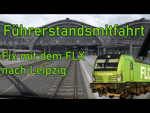 Vmax 200 nach Leipzig | Führerstandsmitfahrt | FlixTrain | Berlin Hbf - Leipzig Hbf | BR 193 Vectron