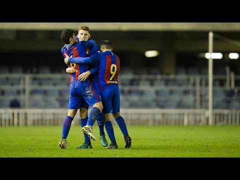[HIGHLIGHTS] FUTBOL (2A B): FC Barcelona B – Alcoià (1-1)
