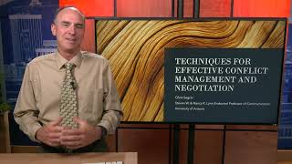 Techniques for Effective conflict management and negotiation