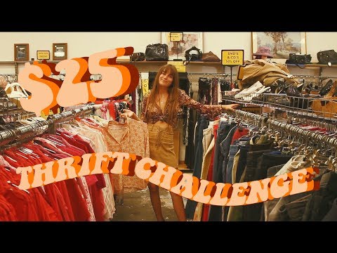 $25 THRIFT OUTFIT CHALLENGE || FREYAHALEY