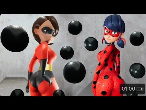 Elastigirl And Miraculous Ladybug In THE KRONOS UNVEILED - THE CROSSOVER