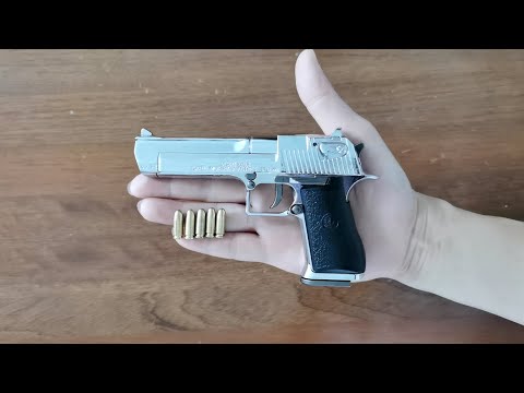 New Mini Desert Eagle with Bullets Unboxing 2023 - Miniature Shell Ejection Pistol in 1:2 Scale