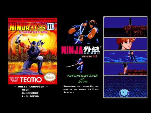 Act 4-2 Castle Rock Entry Hall - Ninja Gaiden 3 - The Ancient Ship of Doom (NES) - Extended