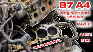 Audi A4 B7: Engine Head Rebuild (Part 2, Head Removal)