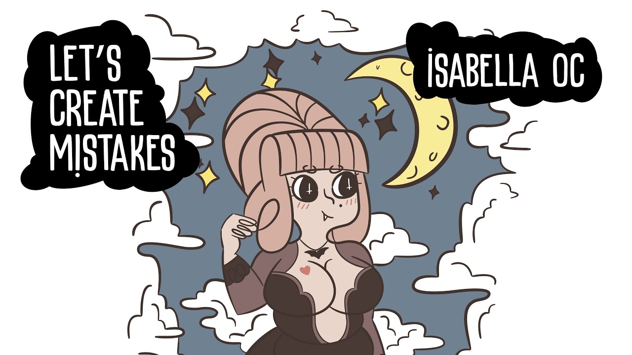 Isabella Vampire - Speedpaint - vector Illustration - Lets Create Mistakes