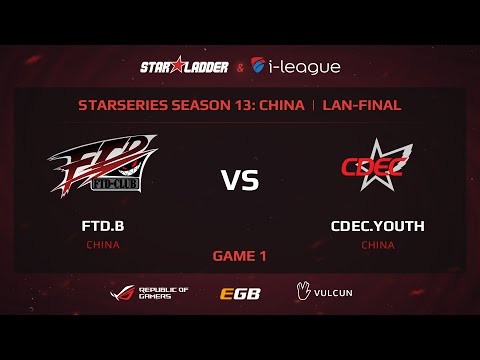 FTD.B vs CDEC.Y, StarSeries 13 China, Game 1