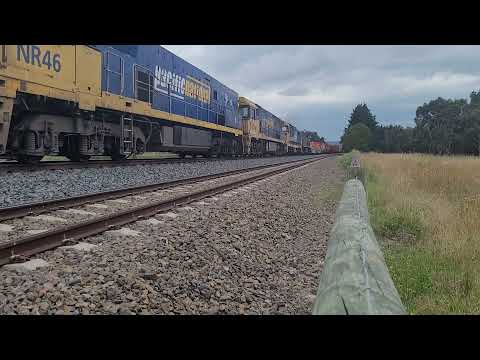 Aussie Freight Train at Speed