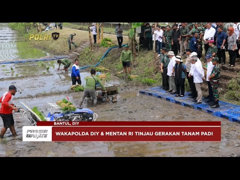 PRESISI UPDATE: WAKAPOLDA DIY &amp; MENTAN RI TINJAU GERAKAN TANAM PADI 17/01/2025 16.00