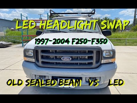 97 - 04 F250/F350 LED Headlight swap