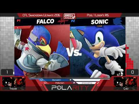 CFL Smackdown 206 Ultimate - Thexan (Falco) vs Chez (Sonic) - Pools