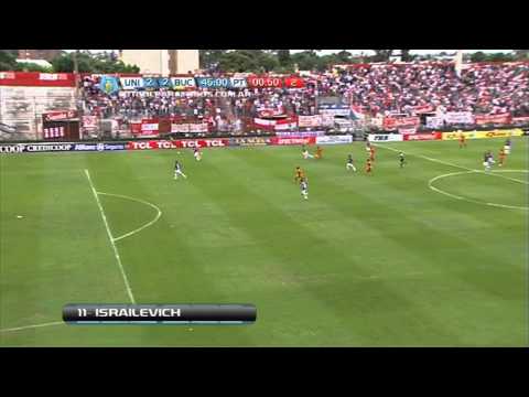 Gol Israilevich. Unión 2 - Boca Unidos 1. B Nacional. Fecha 16. Fútbol Para Todos.