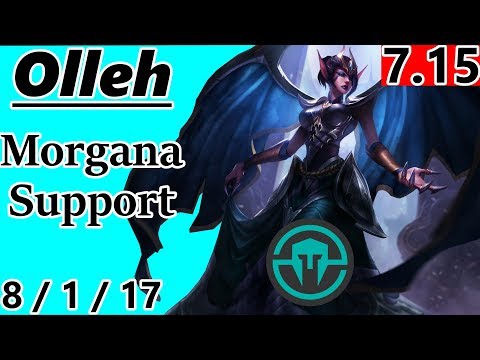 IMT Olleh as Morgana Support - S7 Patch 7.15 - NA Challenger RANK 2 - Full Gameplay