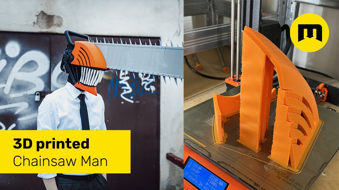 Chainsaw Man cosplay - 3D printing and assembly