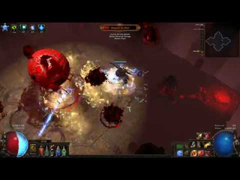 [PoE 3.10] SSF Hierophant Archmage Storm Brand | Ahuatotli Fight Deathless