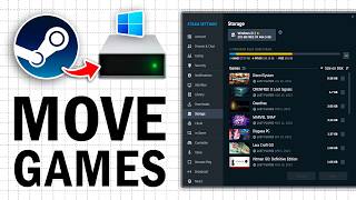 How To Move Steam Games to Another Hard Drive | Step by Step