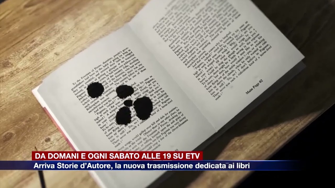 Etg - Storie d'autore, a tu per tu con gli scrittori su Etv