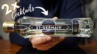 2x ELDERFLOWER LIQUEUR Cocktails ★ One Shaken & One Stirred (feat: St Germain)