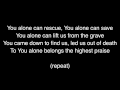 You alone can rescue - Matt Redman 