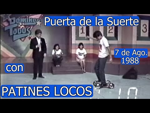 0245 Ferias de Agosto: Puerta de La Suerte con "Patines Locos" - DPTO2, 7 de Agosto 1988