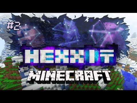 Minecraft:  Hexxit Mod Pack- Let's Play Ep 2   (Tinkers Construct Tutorial And Cave Adventure)