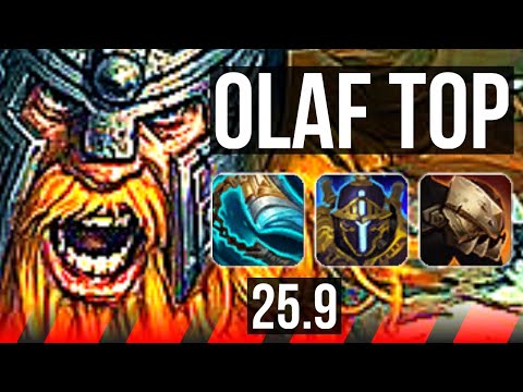 OLAF vs JAYCE (TOP) | 6 solo kills, 10/3/5 | EUW Master | 25.9
