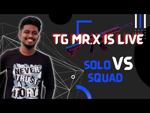 தமிழ் - BGMI Solo vs Squad Live - Solo vs Squad Tamil Live - BGMI Live Tamil - Tamil Solo vs Squad