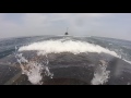 Submarine diving from the outside using a couple o...