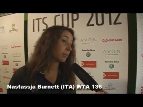 ITS CUP 2012 Olomouc interview Nastassja Burnett (ITA)