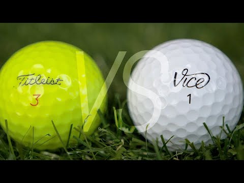 4-Piece Golf Ball Test // Vice Pro+ VS. ProV1X