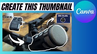 How I Made this White Bordered Thumbnail Using Canva- Step-By-Step