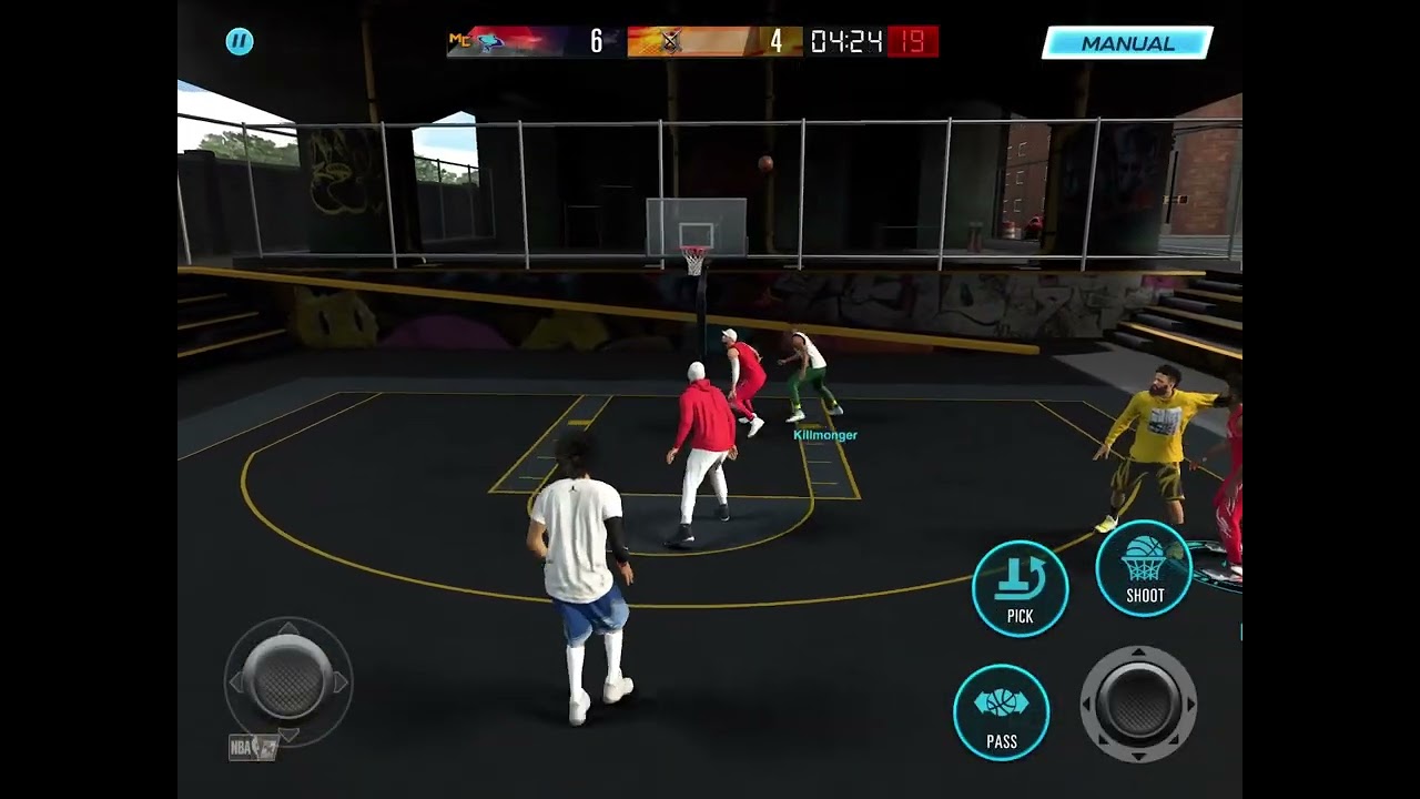 Nba 2k mobile getting sn!per on crews some gameplay and build!