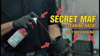 How to Clean a Mass Air Flow (MAF) Sensor - Secret DIY Hack Mechanics Don't Want You to Know
