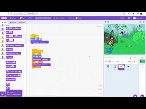 Sprite Animals Code Explanation