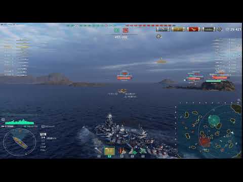 World of Warships Tier 5 Premium US BB Texas
