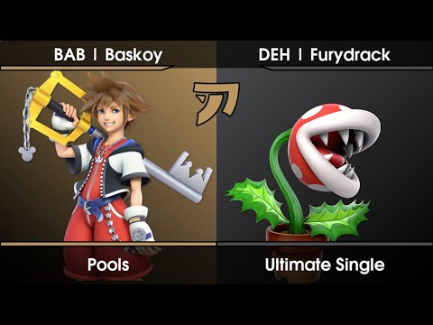 Fake Fiesta #2 Pools - Baskoy (Sora) Vs. Furydrack (Piranha Plant) SSBU Ultimate Tournament