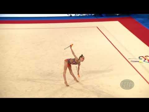 KARBANOV Helene (FRA) - 2019 Rhythmic Junior Worlds, Moscow (RUS) - Qualifications Clubs