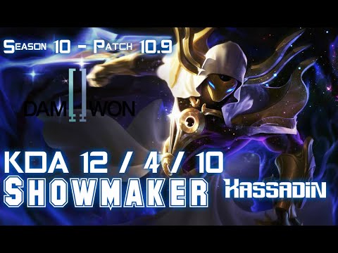 DWG Showmaker KASSADIN vs AHRI - Patch 10.9 KR Ranked