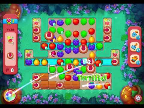 GardenScapes Level 4428 no boosters (14 moves)