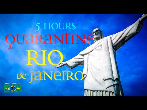【4K】5 HOURS | Quarantine in Rio de Janeiro - BRAZIL 2020 | Cinematic Wolf Aerial™ Drone Film