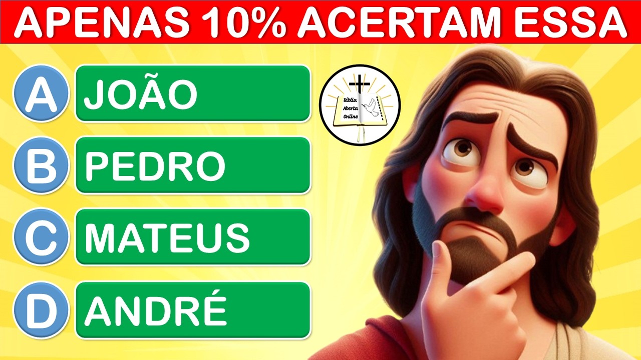 30 PERGUNTAS BÍBLICAS DE NÍVEL MÉDIO - QUIZ BÍBLICO
