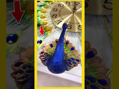 YouTube · No_1rarity_items — Beri sentuhan royal dan elegan di rumahmu dengan Jam Dinding Desain Burung Merak yang canti...