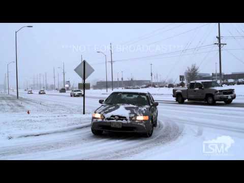 11-30-15 Snowy Morning Commute in Norfolk, Nebraska