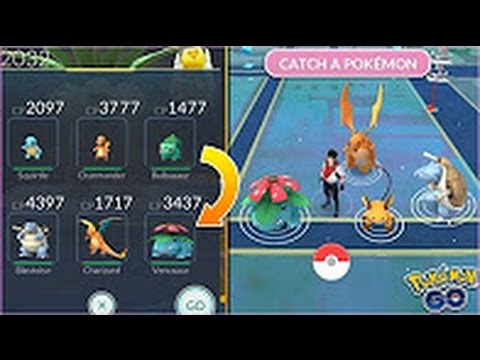 CATTURARE LE EVOLUZIONI DI TUTTI GLI STARTER - POKEMON GO