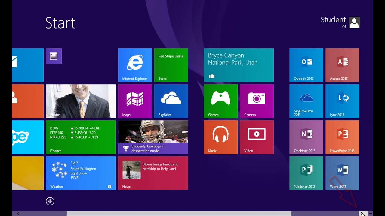 Windows 8 1: Using the Start Screen