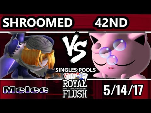 Royal Flush SSBM - IMT | Shroomed (Sheik) Vs. 42nd (Jigglypuff) Smash Melee Tournament